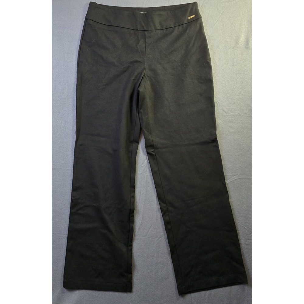 Tahari Woman's‎ Black Trouser Pants Wide Leg Workwear Career SZ 12